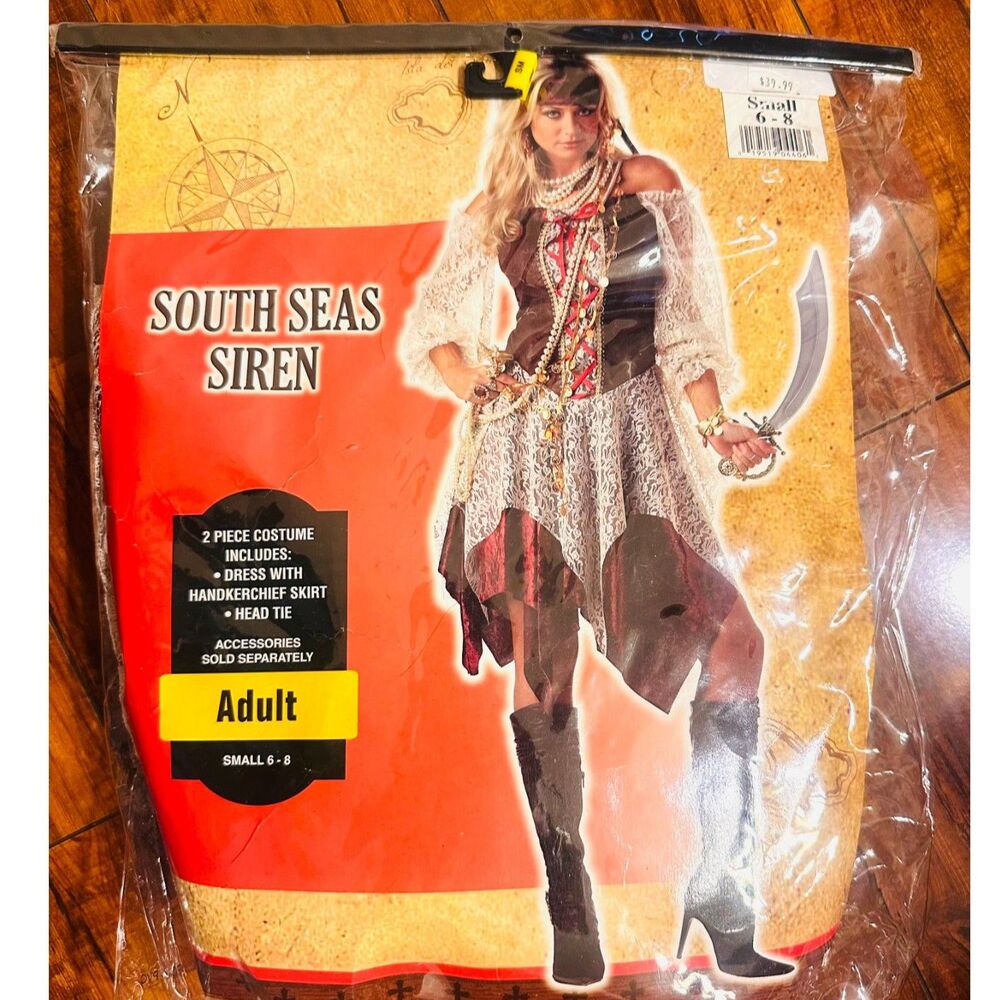 California Customes "South Seas Siren" 2 Piece Custom Women Size Small